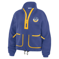 St. Louis Blues WEAR by Erin Andrews Women's Polar Fleece Half-Zip Jacket