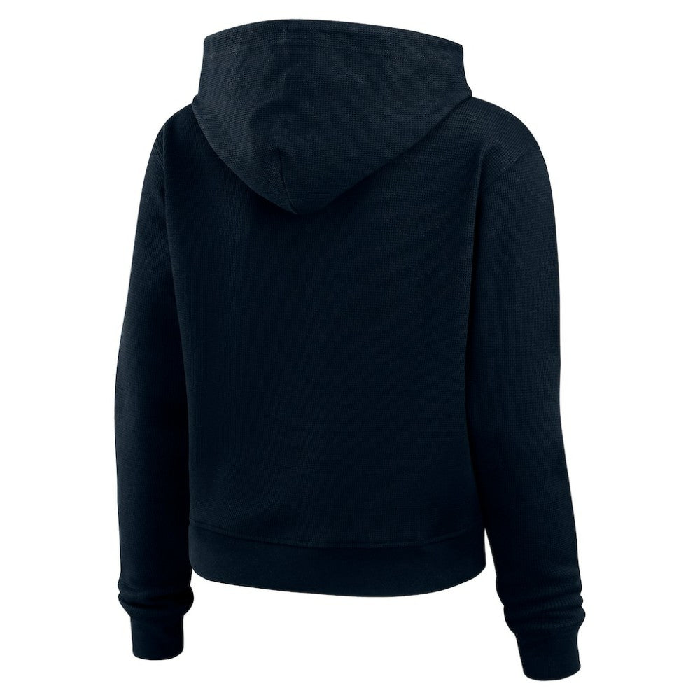 Seattle Kraken WEAR by Erin Andrews Women's Waffle-Knit Pullover Hoodie