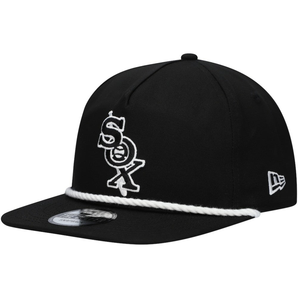 Chicago White Sox Golfer Snapback Hat - Black | New Era