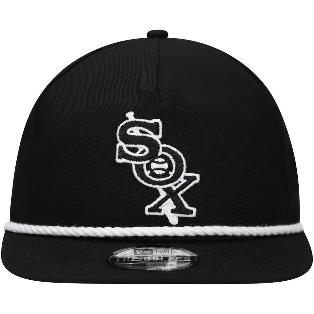 Chicago White Sox Golfer Snapback Hat - Black | New Era