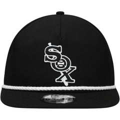 Chicago White Sox Golfer Snapback Hat - Black | New Era