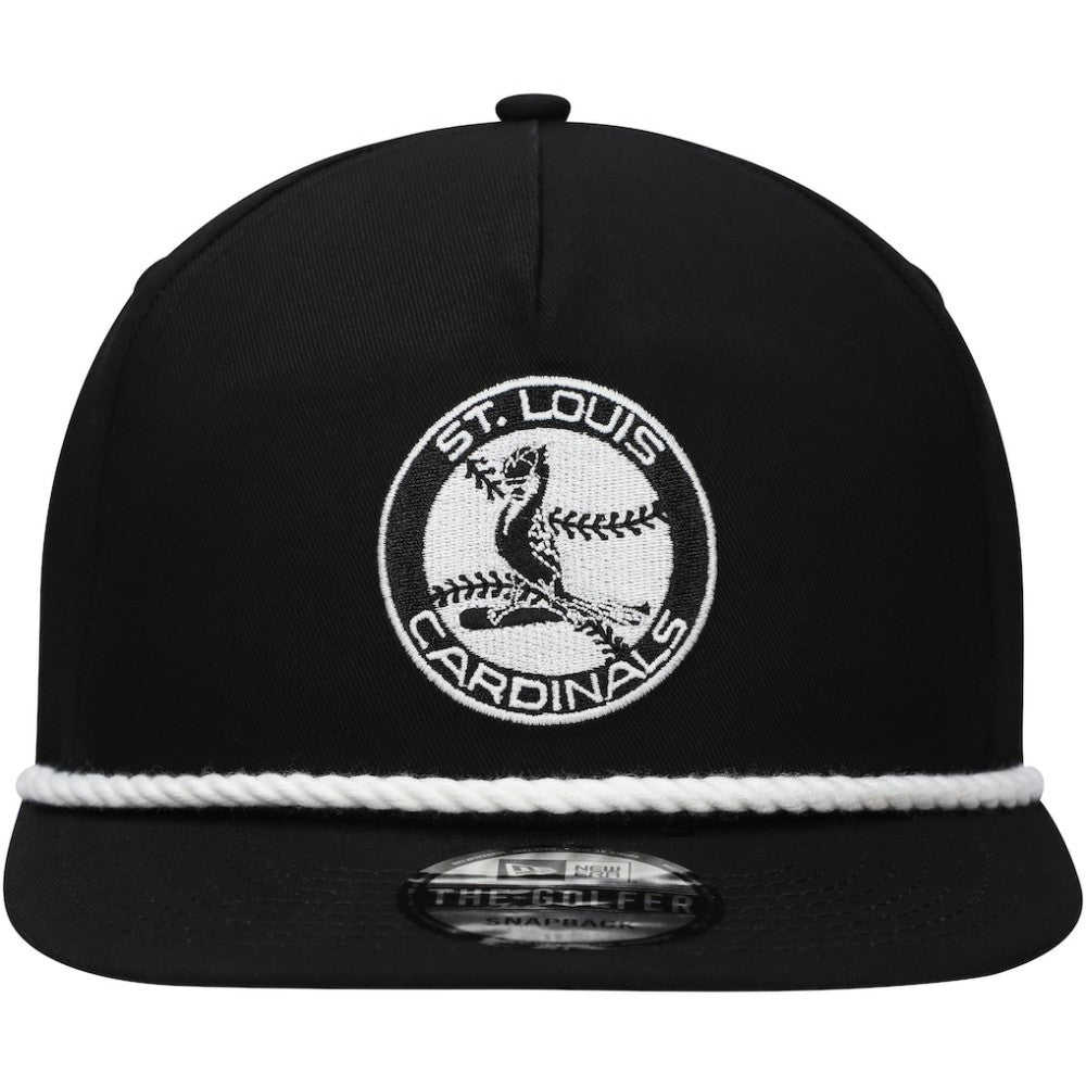 St. Louis Cardinals Golfer Snapback Hat - Black | New Era