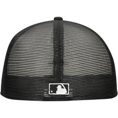 Atlanta Braves 59FIFTY Trucker Fitted Hat - Black | New Era