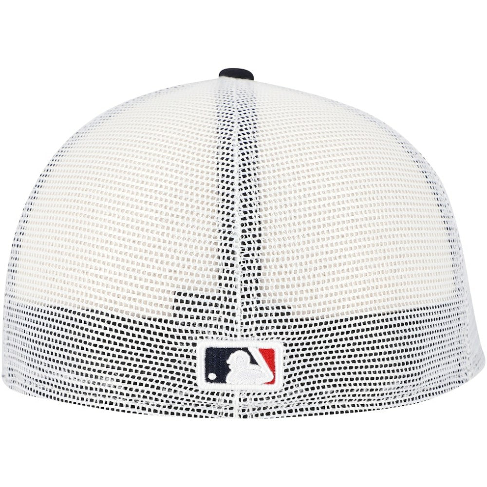 Minnesota Twins Team Color 59FIFTY Trucker Fitted Hat - Navy | New Era