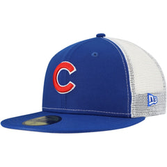 Chicago Cubs Team Color 59FIFTY Trucker Fitted Hat - Royal | New Era