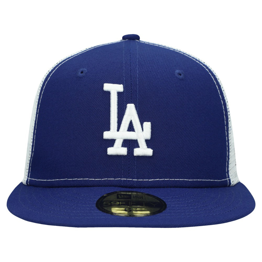Los Angeles Dodgers Team Color 59FIFTY Trucker Fitted Hat - Royal | New Era