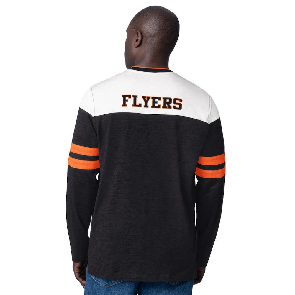 Philadelphia Flyers Starter Blitz Durene Long Sleeve T-Shirt