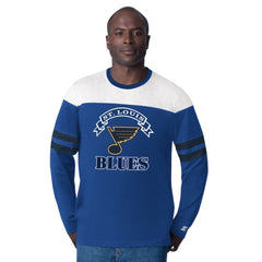 St. Louis Blues Starter Blitz Durene Long Sleeve T-Shirt