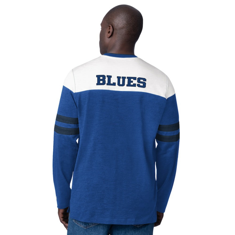 St. Louis Blues Starter Blitz Durene Long Sleeve T-Shirt