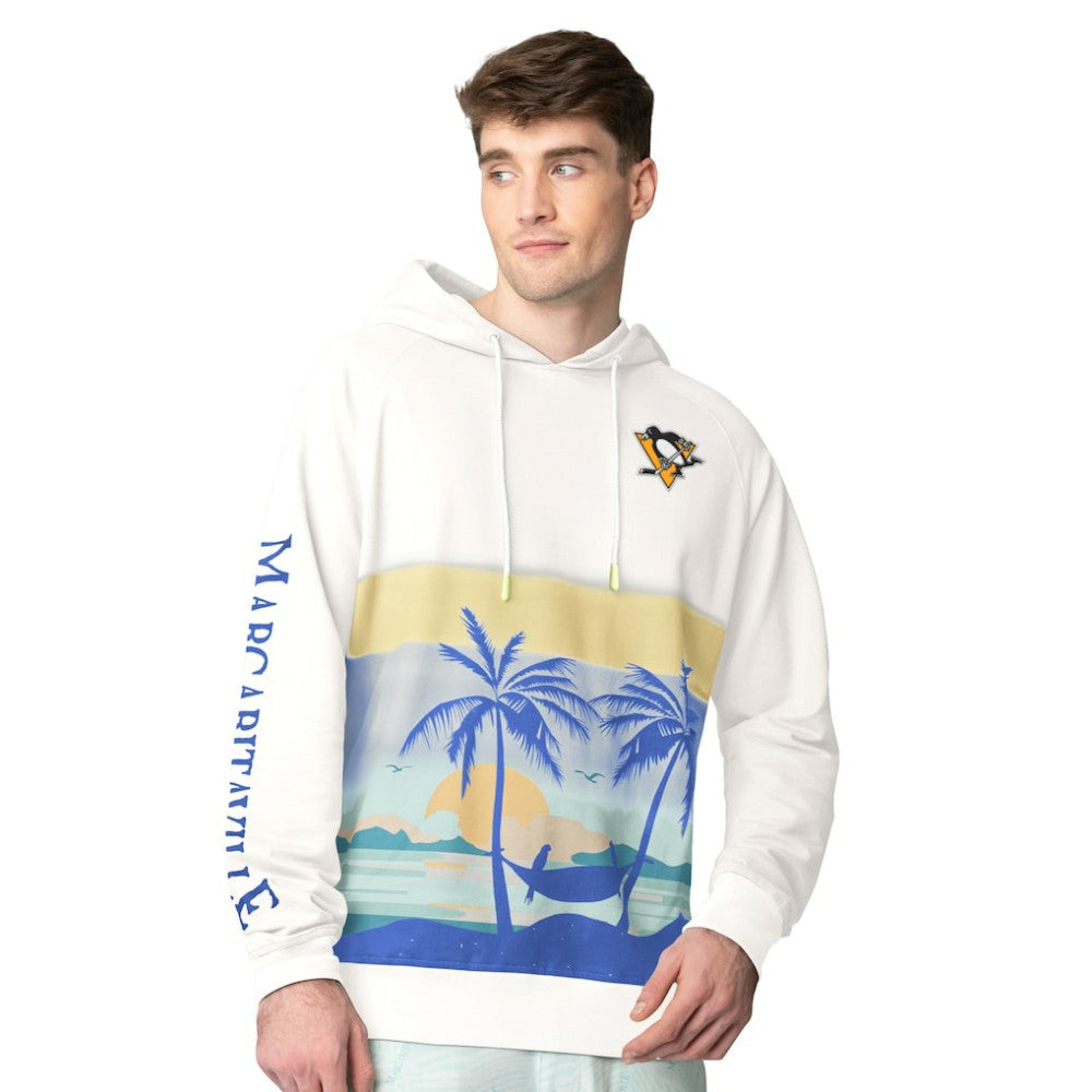 Pittsburgh Penguins Margaritaville Island Dream Peached Pullover Hoodie