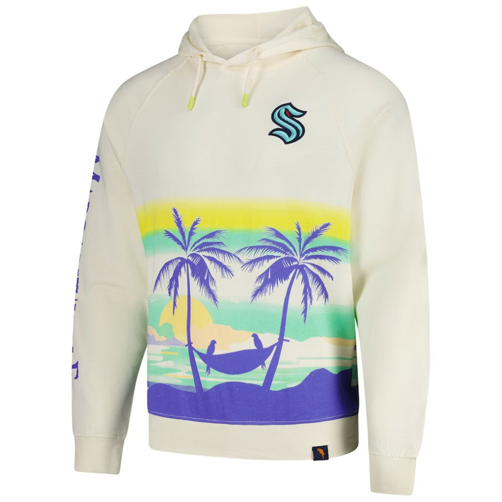 Seattle Kraken Margaritaville Island Dream Peached Pullover Hoodie