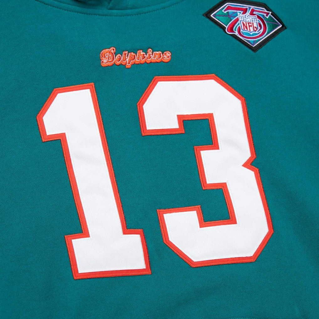 NFL Miami Dolphins Dan Marino  Retired Player Name & Number Pullover Hoodie