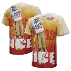 NFL San Francisco 49ers Jerry Rice  Burst Retired Player T-Shirt