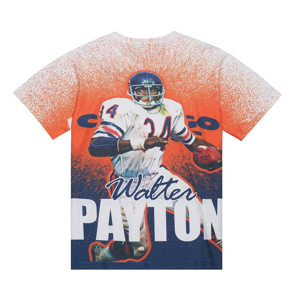 NFL Chicago Bears Walter Payton  Burst Retired Player T-Shirt