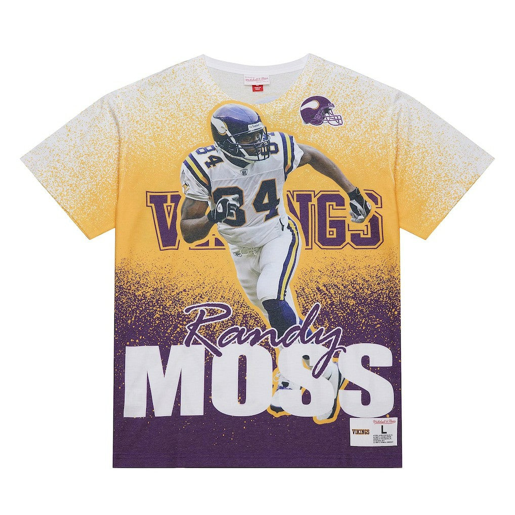 NFL Minnesota Vikings Randy Moss  Burst Retired Player T-Shirt