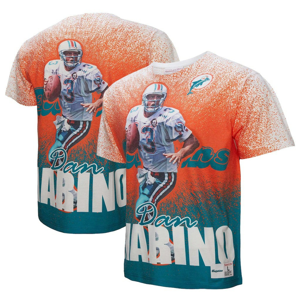 NFL Miami Dolphins Dan Marino  Burst Retired Player T-Shirt