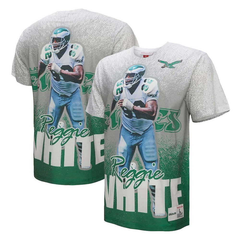 NFL Philadelphia Eagles Reggie White  Burst Retired Player T-Shirt