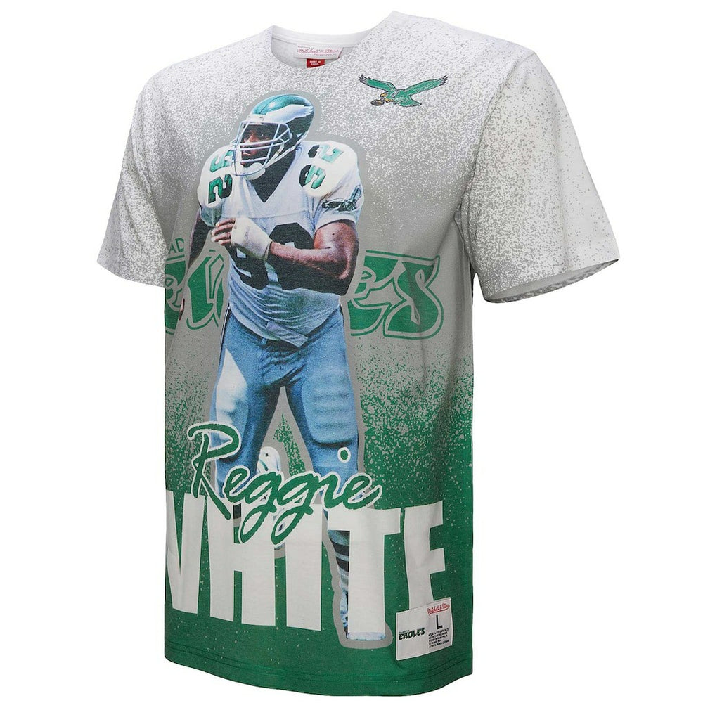 NFL Philadelphia Eagles Reggie White  Burst Retired Player T-Shirt