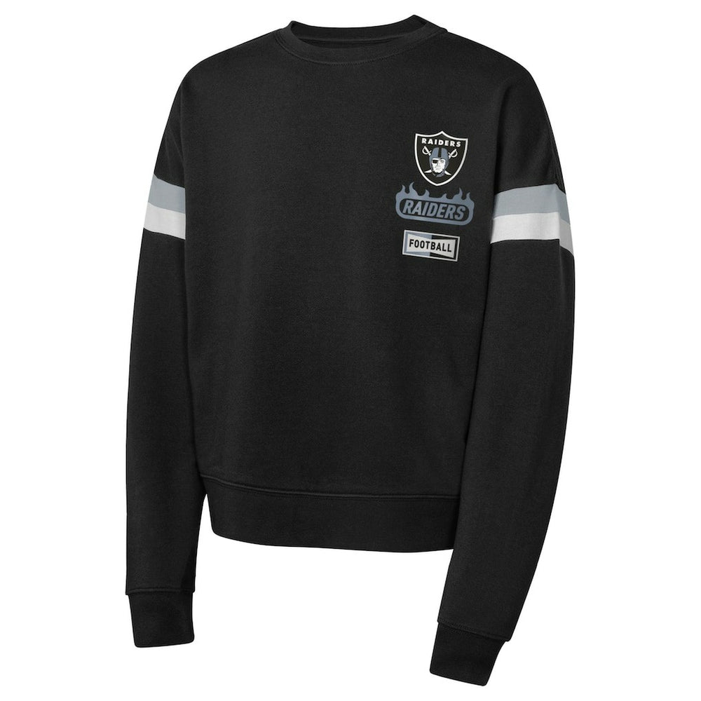 NFL Las Vegas Raiders Girls Eternal Love Pullover Sweatshirt