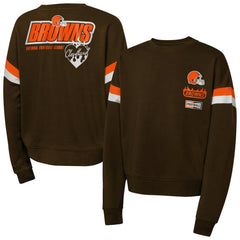 NFL Cleveland Browns Girls Eternal Love Pullover Sweatshirt
