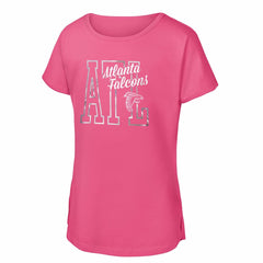 NFL Atlanta Falcons Girls Youth Signal Caller Dolman T-Shirt