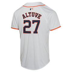 Jose Altuve Houston Astros Youth Home Game Player Jersey - White | Nike