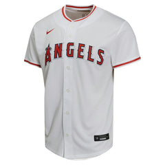 Mike Trout Los Angeles Angels Youth Home Game Player Jersey - White | Nike