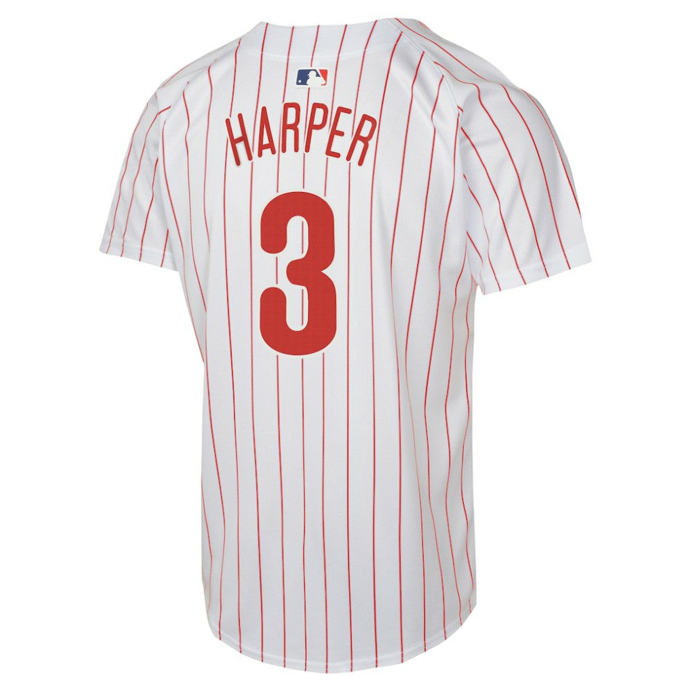 Bryce Harper Philadelphia Phillies Youth Home Game Player Jersey - White | Nike