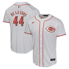 Elly De La Cruz Cincinnati Reds Youth Home Game Player Jersey - White | Nike