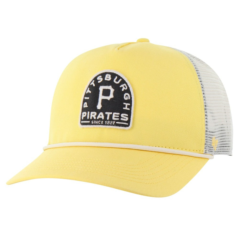 Pittsburgh Pirates Cypress Trucker Hitch Adjustable Hat - Gold | 47 brand