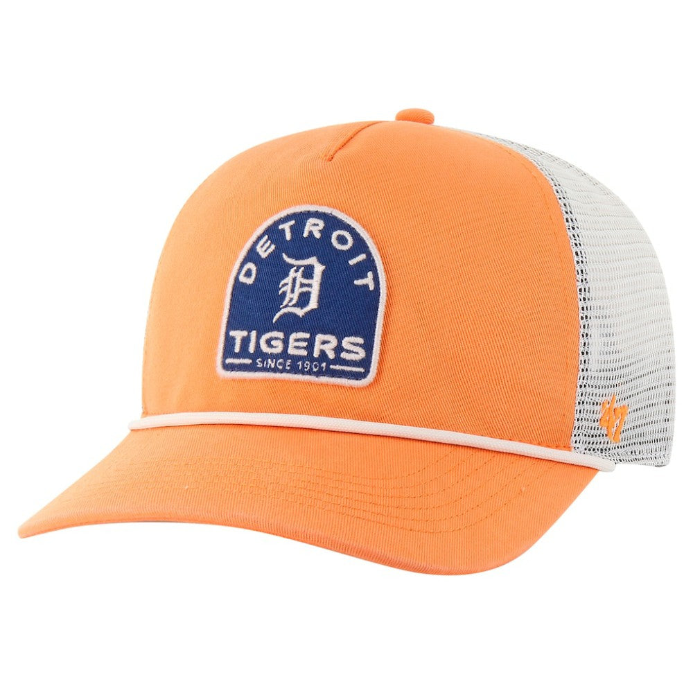 Detroit Tigers Cypress Trucker Hitch Adjustable Hat - Orange | 47 brand