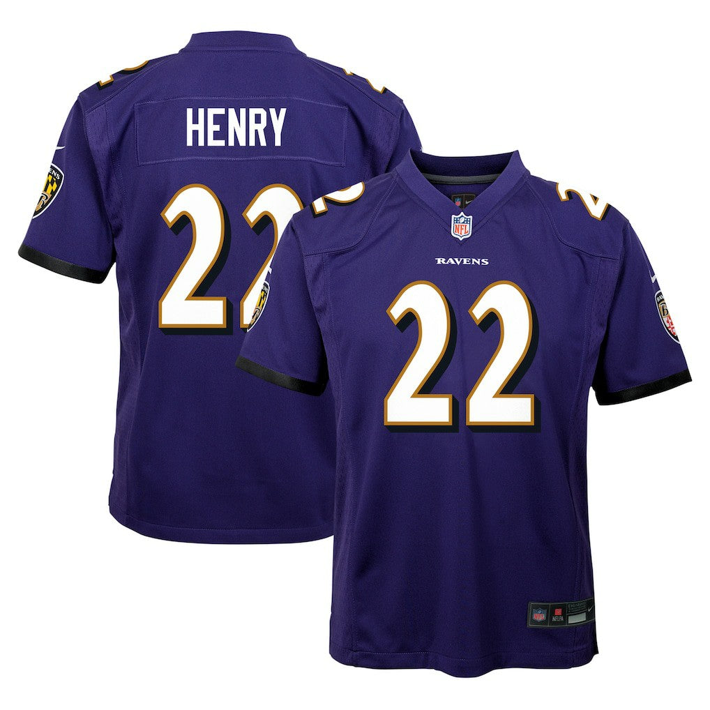 NFL Baltimore Ravens Derrick Henry  Youth Game Jersey