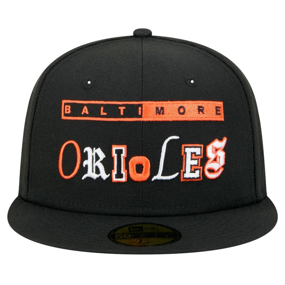 Baltimore Orioles Ransom 59FIFTY Fitted Hat - Black | New Era