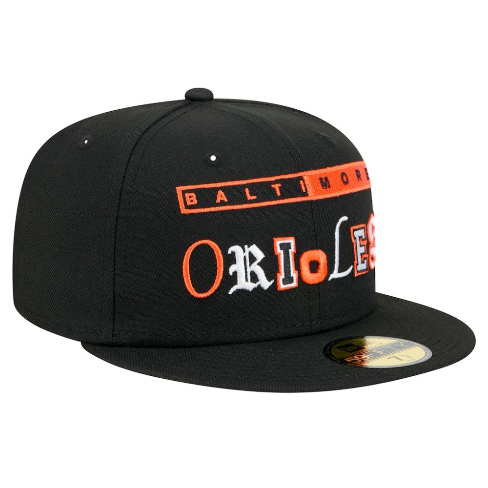 Baltimore Orioles Ransom 59FIFTY Fitted Hat - Black | New Era