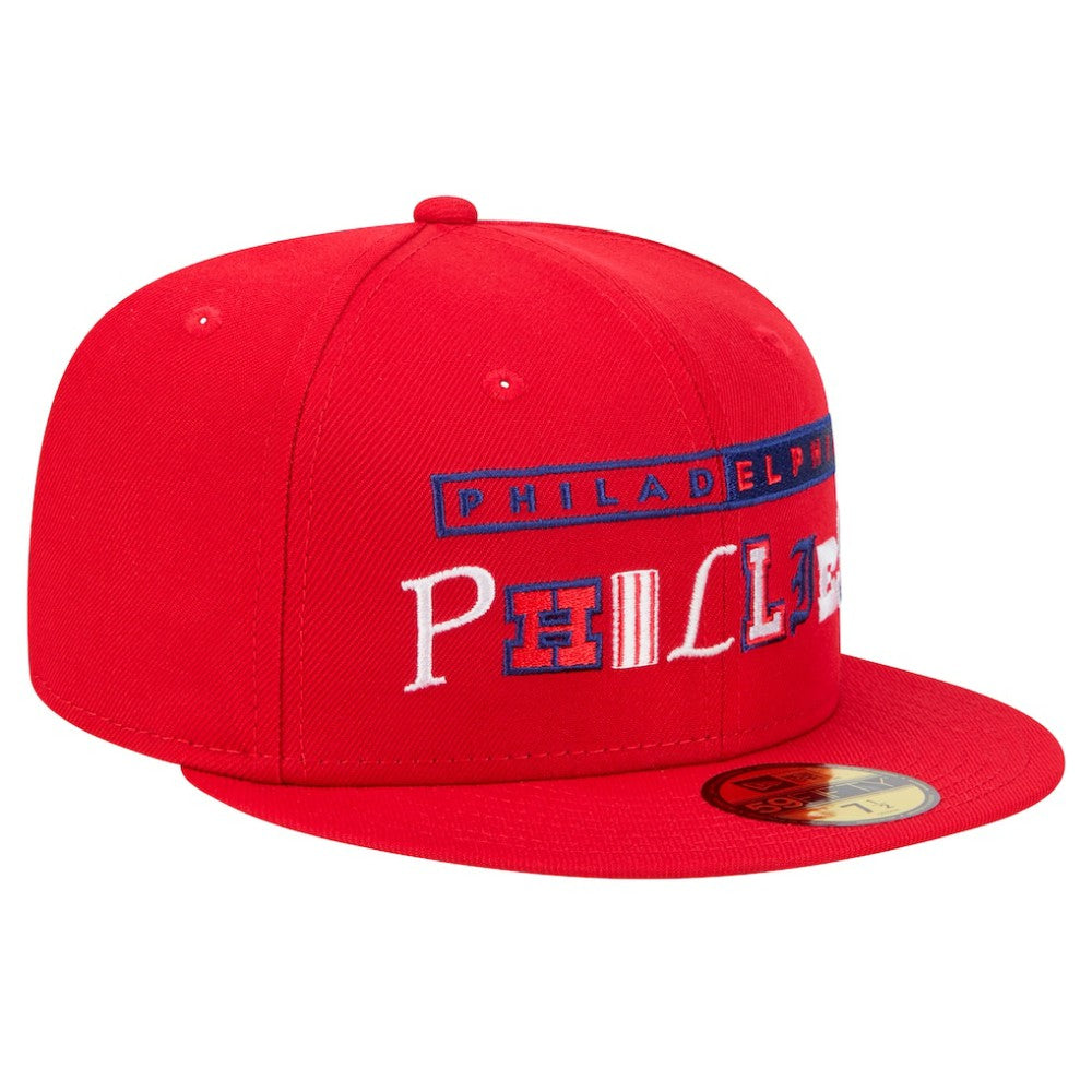 Philadelphia Phillies Ransom 59FIFTY Fitted Hat - Red | New Era