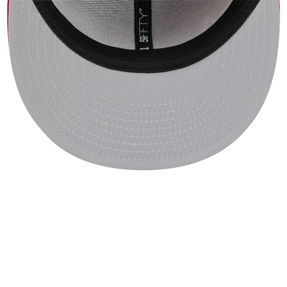 Los Angeles Angels Ransom 59FIFTY Fitted Hat - Red | New Era