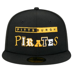 Pittsburgh Pirates Ransom 59FIFTY Fitted Hat - Black | New Era