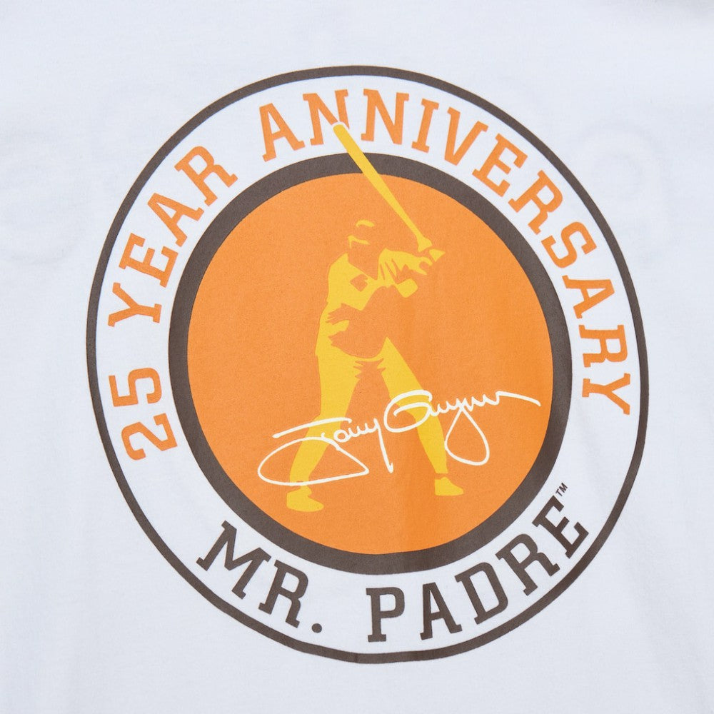 San Diego Padres Cooperstown Collection Player Legends Ringer T-Shirt - White | Mitchell & Ness