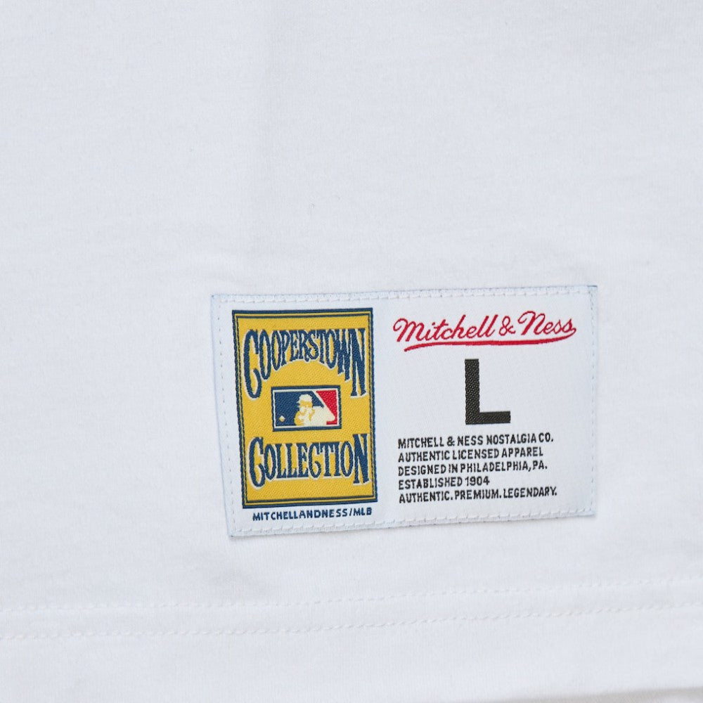 San Diego Padres Cooperstown Collection Player Legends Ringer T-Shirt - White | Mitchell & Ness