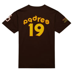 Tony Gwynn San Diego Padres Legends Photo Real T-Shirt - Brown | Mitchell & Ness