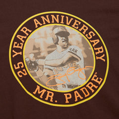 Tony Gwynn San Diego Padres Legends Photo Real T-Shirt - Brown | Mitchell & Ness