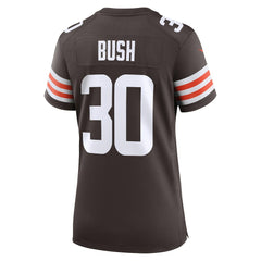 NFL Cleveland Browns Devin Bush  Women's Game Jersey
