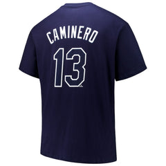 Junior Caminero Tampa Bay Rays Big & Tall Name & Number T-Shirt - Navy