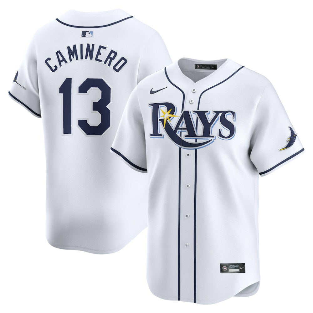 Junior Caminero Tampa Bay Rays Youth Home Limited Player Jersey - White | Nike