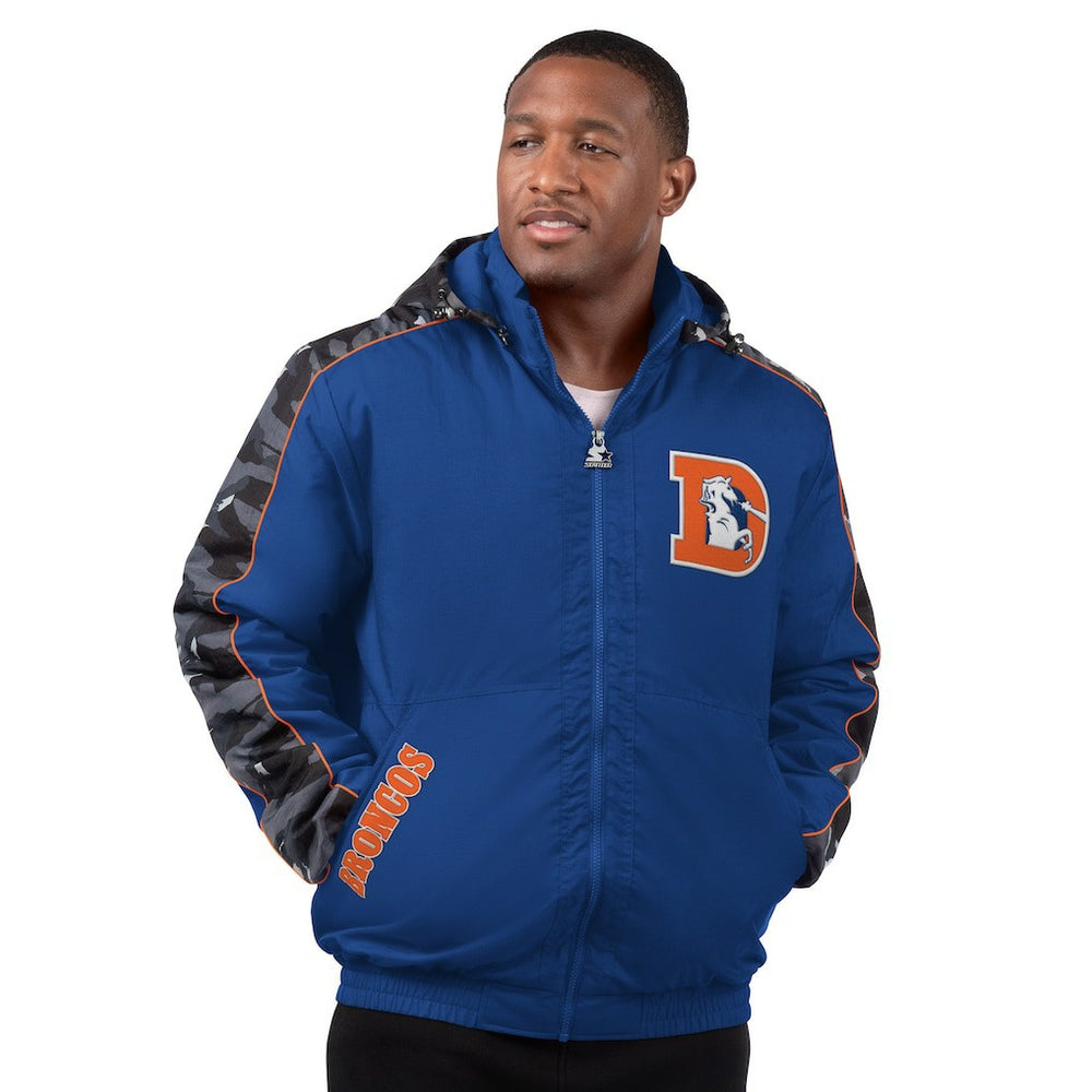 NFL Denver Broncos Starter Thursday Night Gridiron Full-Zip Hoodie Jacket