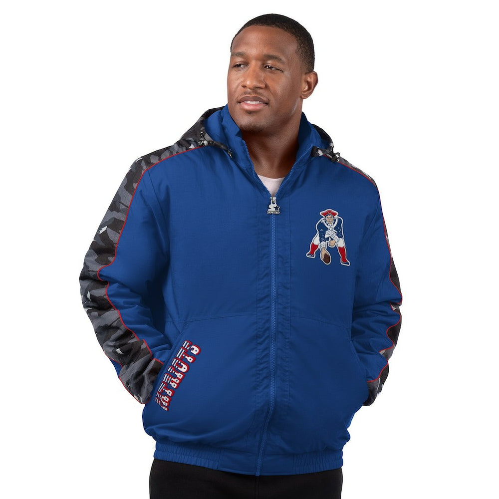NFL New England Patriots Starter Thursday Night Gridiron Full-Zip Hoodie Jacket