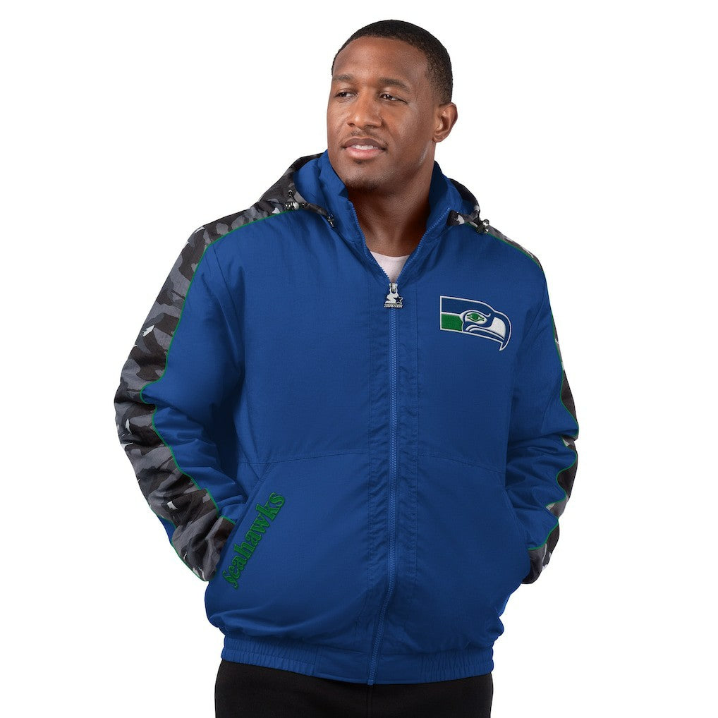NFL Seattle Seahawks Starter Thursday Night Gridiron Full-Zip Hoodie Jacket