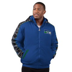 NFL Seattle Seahawks Starter Thursday Night Gridiron Full-Zip Hoodie Jacket