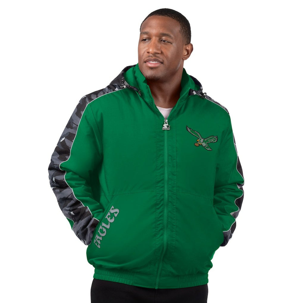 NFL Philadelphia Eagles Starter Thursday Night Gridiron Full-Zip Hoodie Jacket