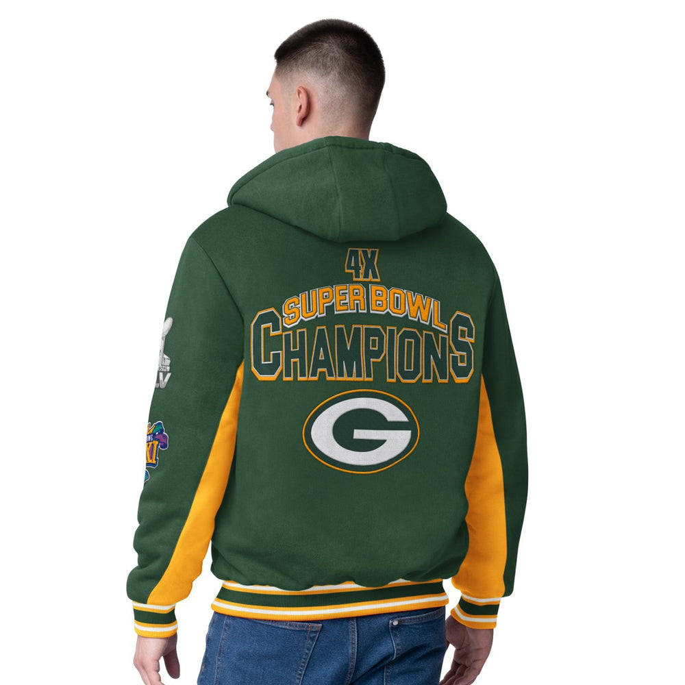 NFL Green Bay Packers G-III Extreme No Huddle Commemorative Full-Zip Hoodie Jacket